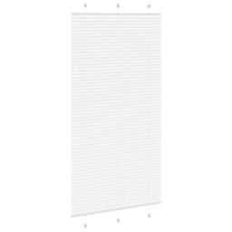 Berkfield Home Pleated Blind White 110x200 cm Fabric Width 109.4 cm Polyester - thumbnail 4