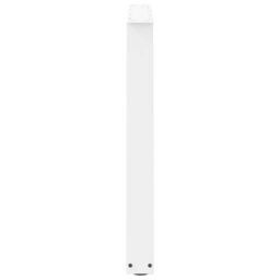 Berkfield Home Dining Table Legs V-Shape 2 pcs White 90x(72-73.3) cm Steel - thumbnail 6
