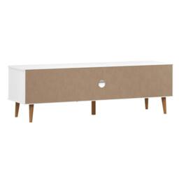 Berkfield Home TV Cabinet MOLDE White 158x40x49 cm Solid Wood Pine - Size: 158 x 40 x 49 cm - thumbnail 9
