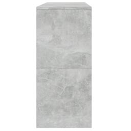 Berkfield Home Decorative Console Table Concrete Grey 100x35x76.5 cm Engineered Wood - thumbnail 7