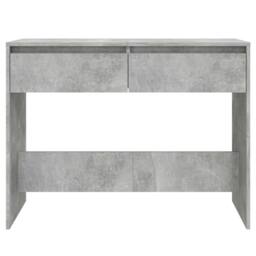 Berkfield Home Decorative Console Table Concrete Grey 100x35x76.5 cm Engineered Wood - thumbnail 5