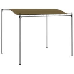 Berkfield Home Sunshade Awning 3x2.4 m Taupe 180 g/m ² - thumbnail 3