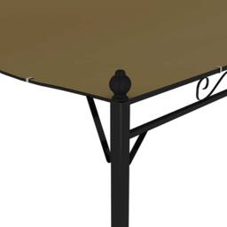 Berkfield Home Sunshade Awning 3x2.4 m Taupe 180 g/m ² - thumbnail 8