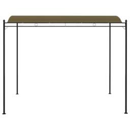 Berkfield Home Sunshade Awning 3x2.4 m Taupe 180 g/m ² - thumbnail 5