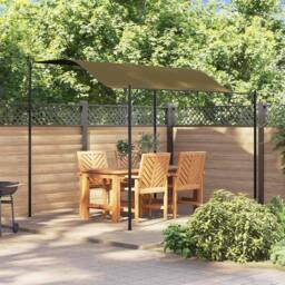 Berkfield Home Sunshade Awning 3x2.4 m Taupe 180 g/m ² - thumbnail 2