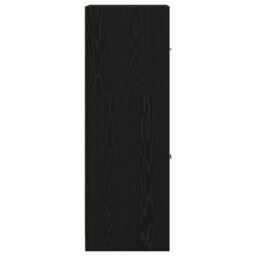 Berkfield Home Apothecary Cabinet Black Oak 40x41x118 cm Engineered Wood - Size: 40 x 41 x 118 cm - thumbnail 7