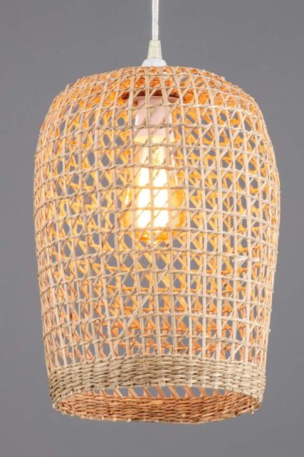 BHS Lighting Woven Rattan Easy Fit Light Shade in Natural - image 1