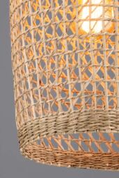 BHS Lighting Woven Rattan Easy Fit Light Shade in Natural - thumbnail 3