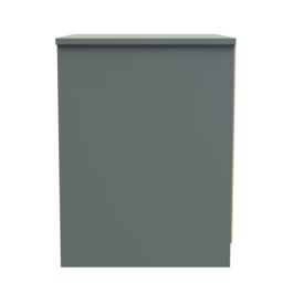 Ready Assembled 2 U Memphis 2 Drawer Bedside (Ready Assembled) in Pale Green - Size: Small - thumbnail 3
