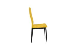 Outdoor Living San Diego Marble Top Dining Table with Emily Leather Chairs - Mustard - thumbnail 9