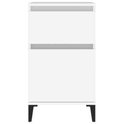 Berkfield Home Elegant Bedside Cabinets 2 pcs White 40x35x70 cm - Size: 40 x 35 x 70 cm - thumbnail 6