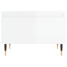 Berkfield Home Coffee Tables 2 pcs High Gloss White 50x46x35 cm Engineered Wood - Size: 50 x 46 x 35 cm - thumbnail 6