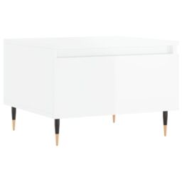 Berkfield Home Coffee Tables 2 pcs High Gloss White 50x46x35 cm Engineered Wood - Size: 50 x 46 x 35 cm - thumbnail 5