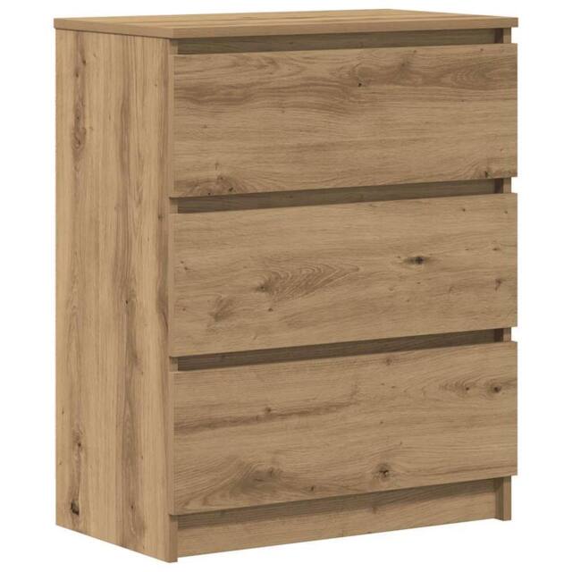 Berkfield Home Sideboard Artisan Oak 60x35x76 cm Engineered Wood in Brown - Size: 60 x 35 x 76 cm - image 1