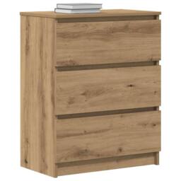 Berkfield Home Sideboard Artisan Oak 60x35x76 cm Engineered Wood in Brown - Size: 60 x 35 x 76 cm - thumbnail 4