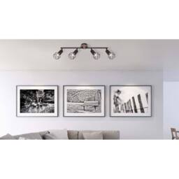 Netlighting Xara I Ceiling Spotlight Bar Black 4x E14 - thumbnail 6