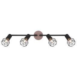 Netlighting Xara I Ceiling Spotlight Bar Black 4x E14 - thumbnail 4