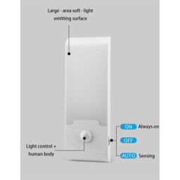 Leaper Magnetic Smart Motion Sensor Night Light in White - thumbnail 4