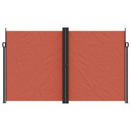 Berkfield Home Retractable Side Awning Terracotta 200x1000 cm in Burnt Orange - thumbnail 3