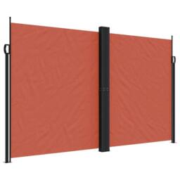 Berkfield Home Retractable Side Awning Terracotta 200x1000 cm in Burnt Orange - thumbnail 1