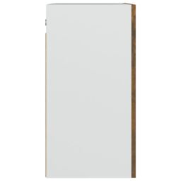Berkfield Home Hanging Cabinet Smoked Oak 50x31x60 cm Engineered Wood in Brown - Size: 50 x 31 x 60 cm - thumbnail 5