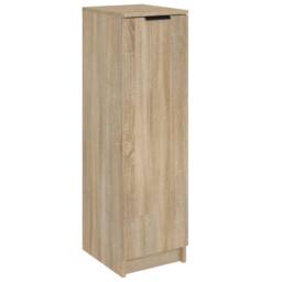Berkfield Home Shoe Cabinet Sonoma Oak 30x35x100 cm Engineered Wood in Brown - Size: 30 x 35 x 100 cm