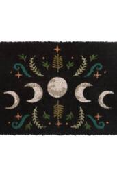 KDMD Black Dark Forest Moon Phase Doormat - Size: 40 cm x 60 cm - thumbnail 2