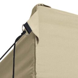 Berkfield Home Professional Folding Party Tent with 4 Sidewalls 3x6 m Steel Cream in Beige - thumbnail 5