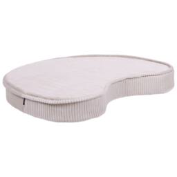 Wyld and Coco Bean Shaped Floor Cushion Set Beige Brown Cotton Velvet Corduroy - thumbnail 6