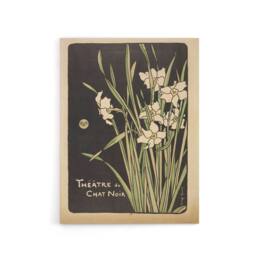 "Artery8 George Auriol Theatre Du Chat Noir Daffodils Canvas Wall Art Print - Size: W18"" x H24""" - thumbnail 1