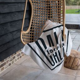 Benjamin Tate Design California Blanket in Natural - Size: 120 cm x 150 cm - thumbnail 4