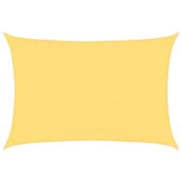 Berkfield Home Sunshade Sail 160 g/m ² Beige 3.5x5 m HDPE in Yellow - thumbnail 2
