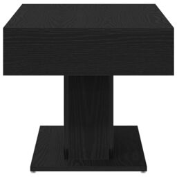 Berkfield Home Black Oak Coffee Table - 96x50x45 cm, Made from Engineered Wood - Size: 96 x 50 x 45 cm - thumbnail 7