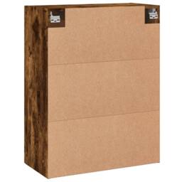Berkfield Home Wall Mounted Cabinet Smoked Oak 69.5x34x90 cm Engineered Wood in Brown - thumbnail 9