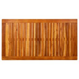 Berkfield Home Garden Coffee Table 110x60x45 cm Solid Acacia Wood in Brown - Size: 110 x 60 x 45 cm - thumbnail 4