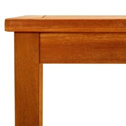 Berkfield Home Garden Coffee Table 110x60x45 cm Solid Acacia Wood in Brown - Size: 110 x 60 x 45 cm - thumbnail 6