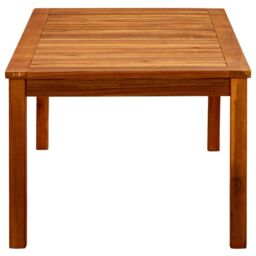Berkfield Home Garden Coffee Table 110x60x45 cm Solid Acacia Wood in Brown - Size: 110 x 60 x 45 cm - thumbnail 3