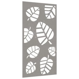 Berkfield Home Garden Wall Decoration 105x55 cm Corten Steel Leaf Design in Brown - thumbnail 3