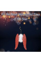 VFM e-Store Christmas Tree Decoration Hanging Angel With Glitter & Fur X Red - thumbnail 3