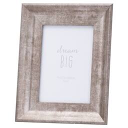 Love Lace Convex Matt Silver 5X7 Frame