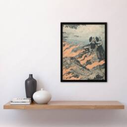 Artery8 Eugene Grasset Poster for the Valkyrie Opera by Wagner Framed Wall Art - Size: A4 - thumbnail 2