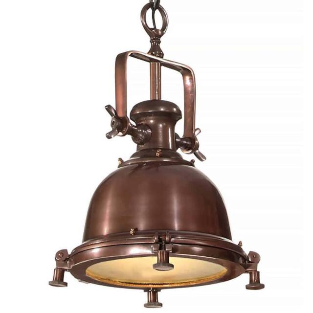 Berkfield Home Pendant Lighting 35x35x153 cm¬†Aluminium in Copper - Size: 35 x 35 x 153 cm - image 1