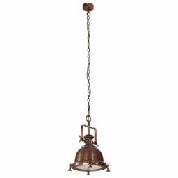 Berkfield Home Pendant Lighting 35x35x153 cm¬†Aluminium in Copper - Size: 35 x 35 x 153 cm - thumbnail 4