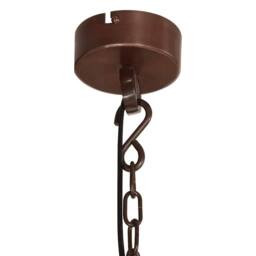 Berkfield Home Pendant Lighting 35x35x153 cm¬†Aluminium in Copper - Size: 35 x 35 x 153 cm - thumbnail 6