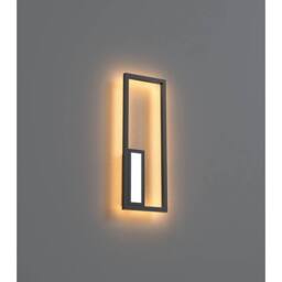Netlighting Boutique Rectangle Wall Lamp 21W LED 3000K 1130lm Black 3yrs Warranty - thumbnail 2