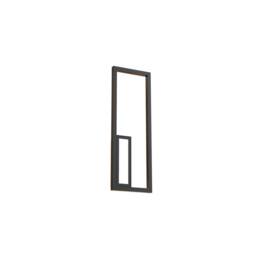 Netlighting Boutique Rectangle Wall Lamp 21W LED 3000K 1130lm Black 3yrs Warranty - thumbnail 1