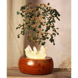 Serenity Aventurine LED Glow Tree in Green - thumbnail 6