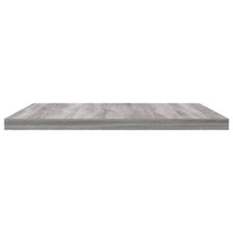Berkfield Home Wall Shelves 4 pcs Grey Sonoma 40x30x1.5 cm Engineered Wood - thumbnail 5