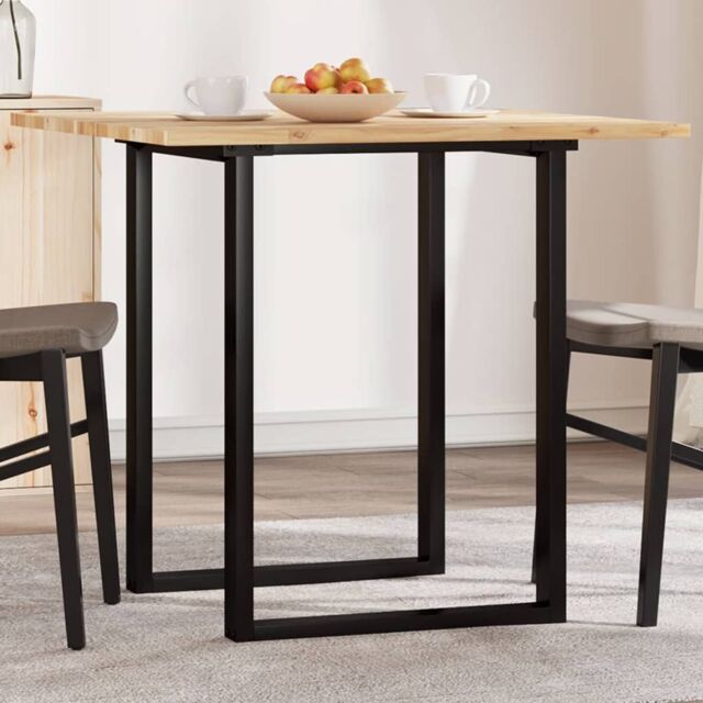 Berkfield Home Table Top Square 80x80x2 cm Solid Wood Acacia in Brown - Size: 80 x 80 x 2 cm - image 1