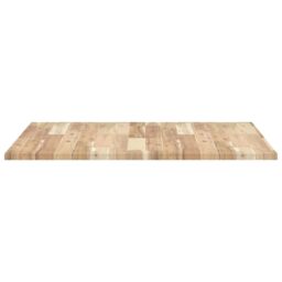 Berkfield Home Table Top Square 80x80x2 cm Solid Wood Acacia in Brown - Size: 80 x 80 x 2 cm - thumbnail 6
